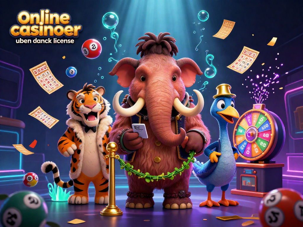 Experience thrilling excitement at online casinoer uden dansk licens with our vibrant 3D casino scene.