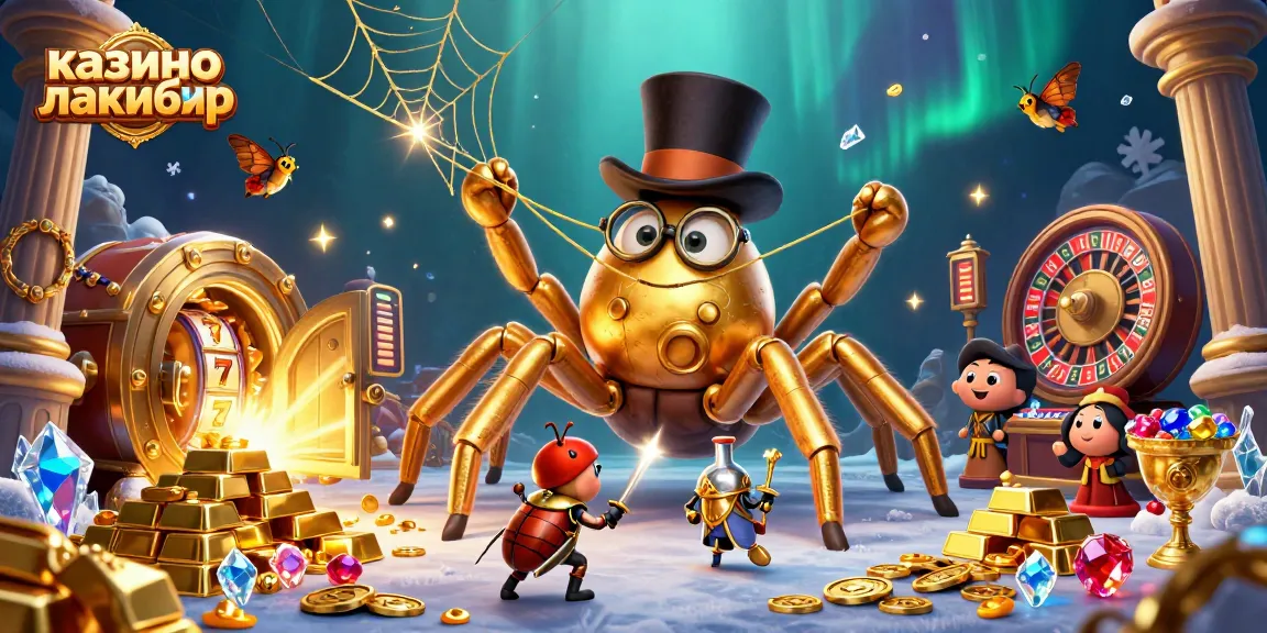 Engage with казино лакибир as golden creatures and vibrant game elements create dynamic casino adventure.